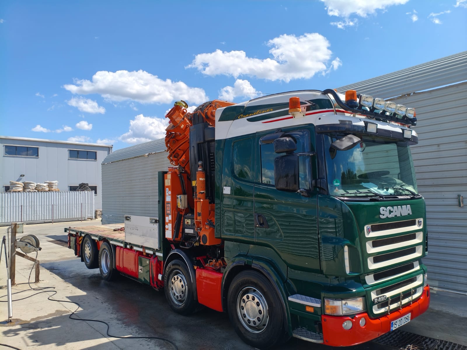 Scania R420 Craneliner IS 20 DSI DAMI SOF TRANS